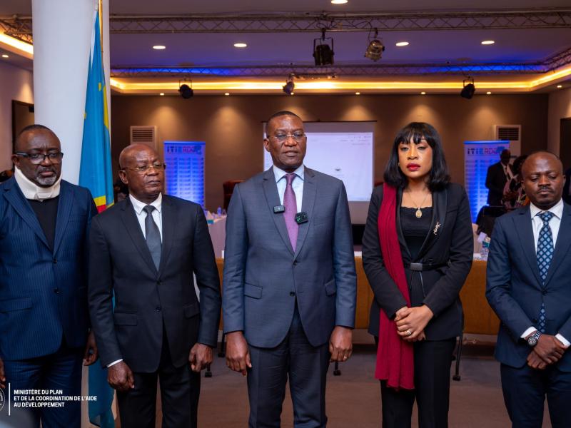 Délégation du Gouvernement conduite par le ministre du Plan Guylain Nyembo [photo d'illustration]