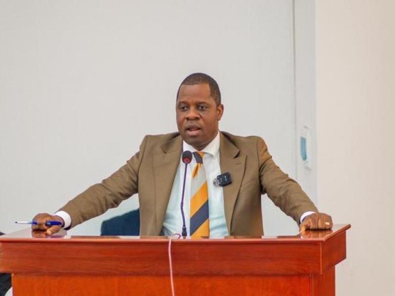 Le député provincial, Nicolas WEMAKOY, président de la commission PAJ à l'APK