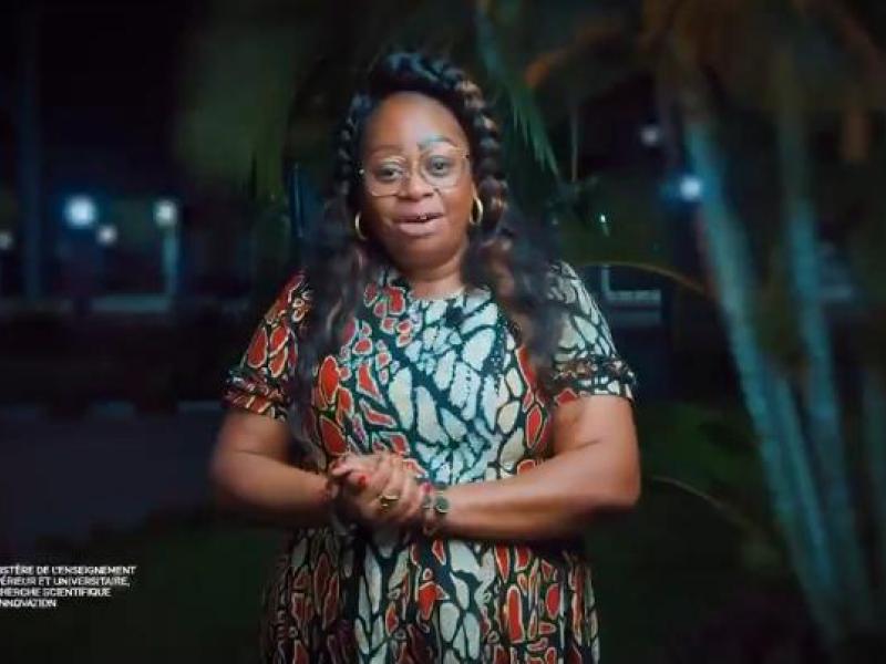 NGOMBE KABAMBA Nadège, Dircaba au Ministère de la Santé publique dans la vidéo d'invitation à la cérémonie de signature de l'arrêté interministériel