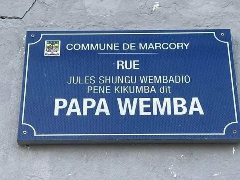 Le nom complet de Papa Wemba placé en exergue sur une rue d’Abidjan