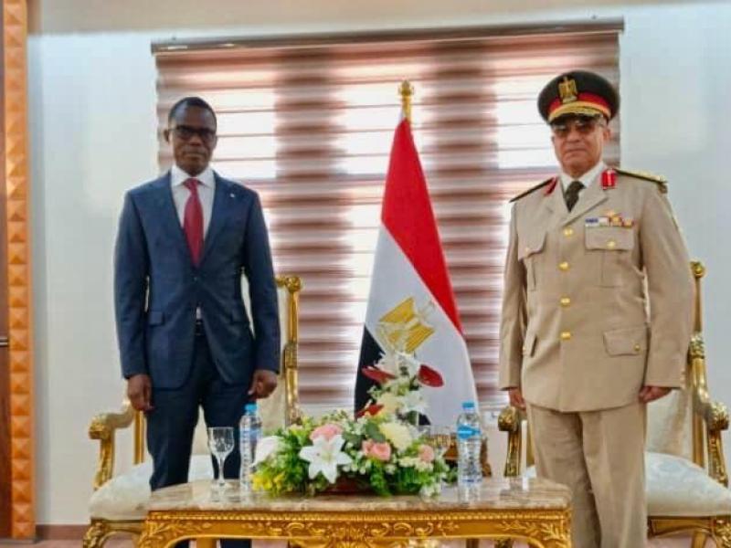 Le Ministre délégué Eliezer Ntambwe reçu au Caire, en Egypte, samedi 25 avril 2026