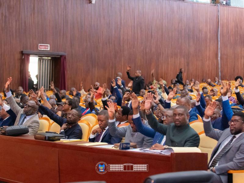 Les députés nationaux au cours d'une séance plénière