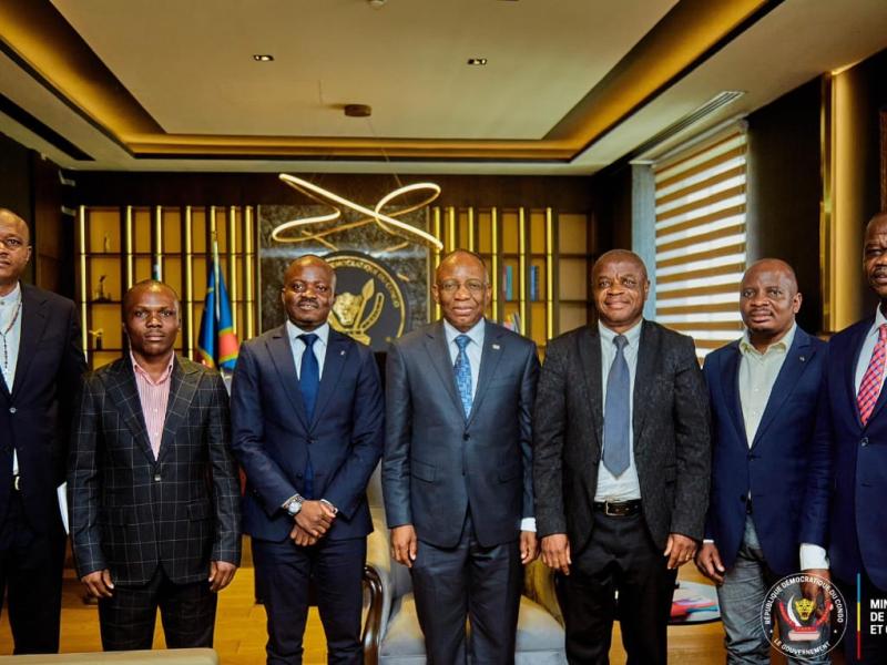 Le ministre de la justice Guillaume Ngefa et les députés de fizi, wakungu et Uvira [photo d'illustration]