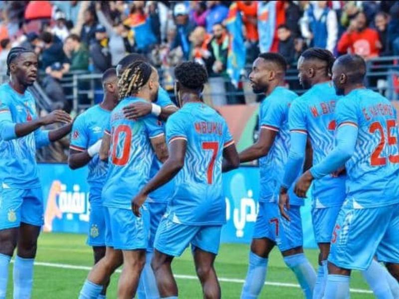 Les Léopards de la RDC en pleine célébration lors de la CAN Maroc 2025. [Photo d'illustration]