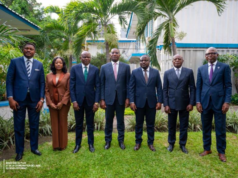 La délégation du Gouvernement conduite par le ministre du Plan Guylain Nyembo [photo d'illustration]