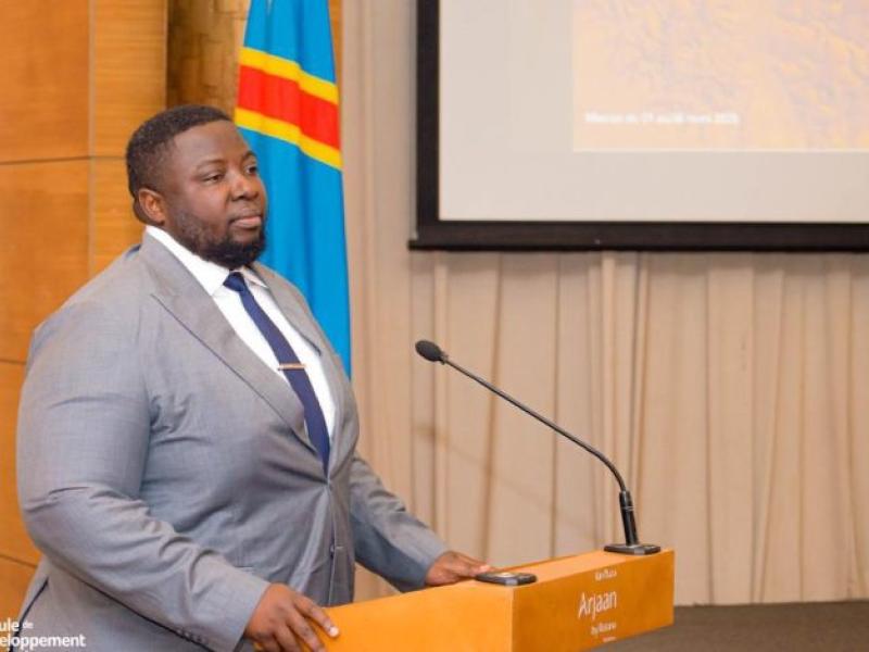 Le ministre provincial des Infrastructures, Travaux Publics et Reconstruction -ITPR-Kinshasa, Alain Tshilungu