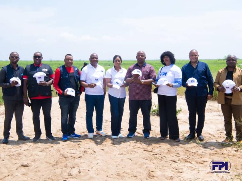 Les agents du FPI et de l'IDC en visite stratégique au sein de la Zone Économique Spéciale de Kin-Malebo, considérée comme un site clé pour le développement industriel et la transformation économique du pays.