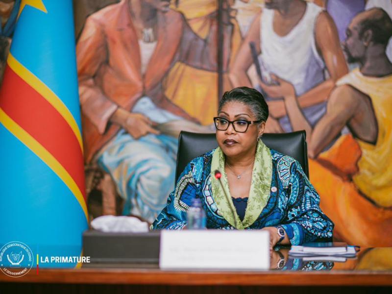 Judith Suminwa,  cheffe du Gouvernement de la République démocratique du Congo