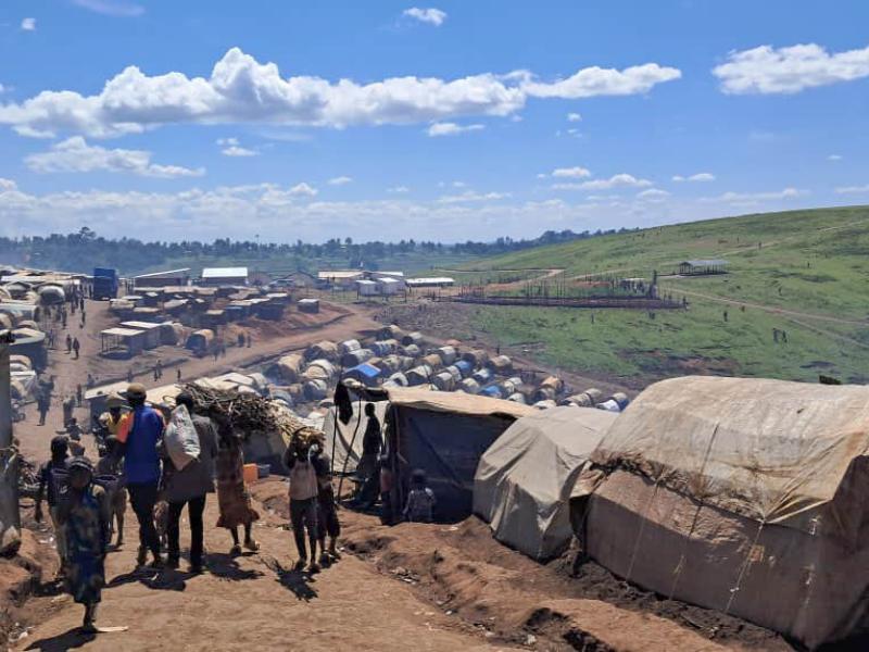 Un camp de déplacés en Ituri [photo d'illustration]