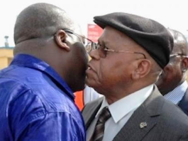 Félix Tshisekedi et son père Etienne Tshisekedi Wa Mulumba