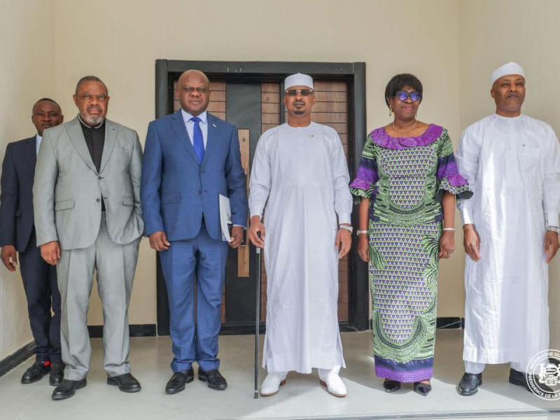 Le ministre en charge de la Francophonie et de la diaspora congolaise, Crispin Mbadu, accompagné de Juliana Amato Lumumba, a été reçu en audience par le Président tchadien, Mahamat Idriss Déby Itno [photo d’illustration]