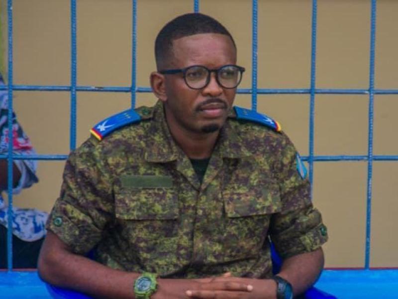 Le porte-parole des opérations NGEMBA Capitaine Antony Mualushayi [photo d'illustration]