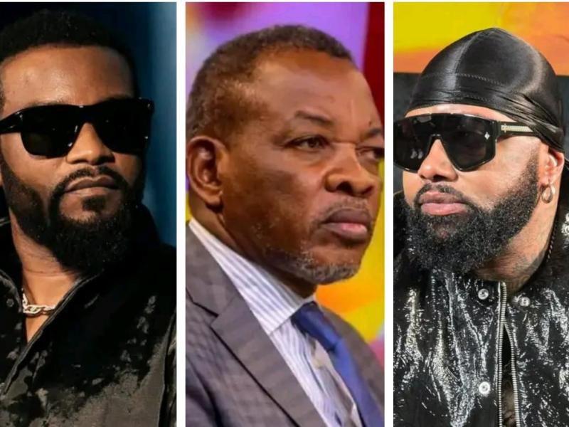 Fally Ipupa, Mike Mukebayi, et Ferré Gola. [Photo d'illustration]