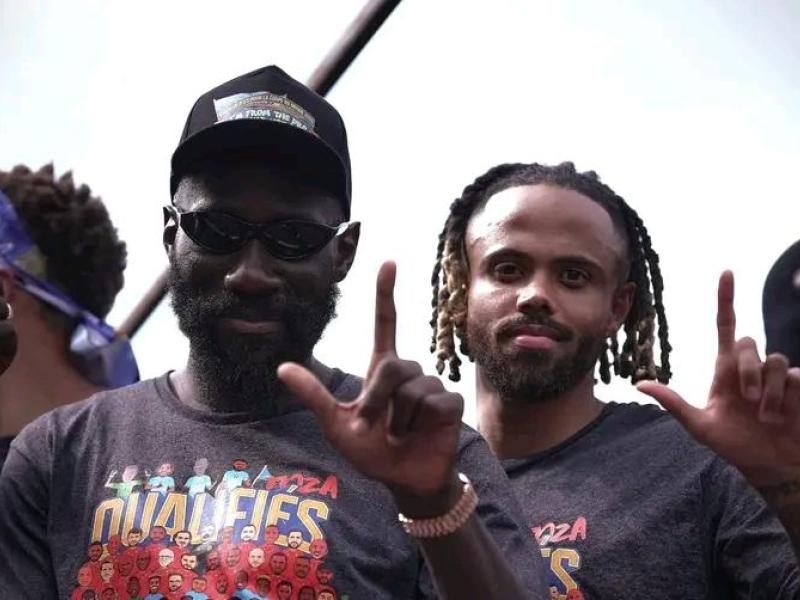 Arthur Masuaku et Théo Bongonda. [Photo d'illustration]