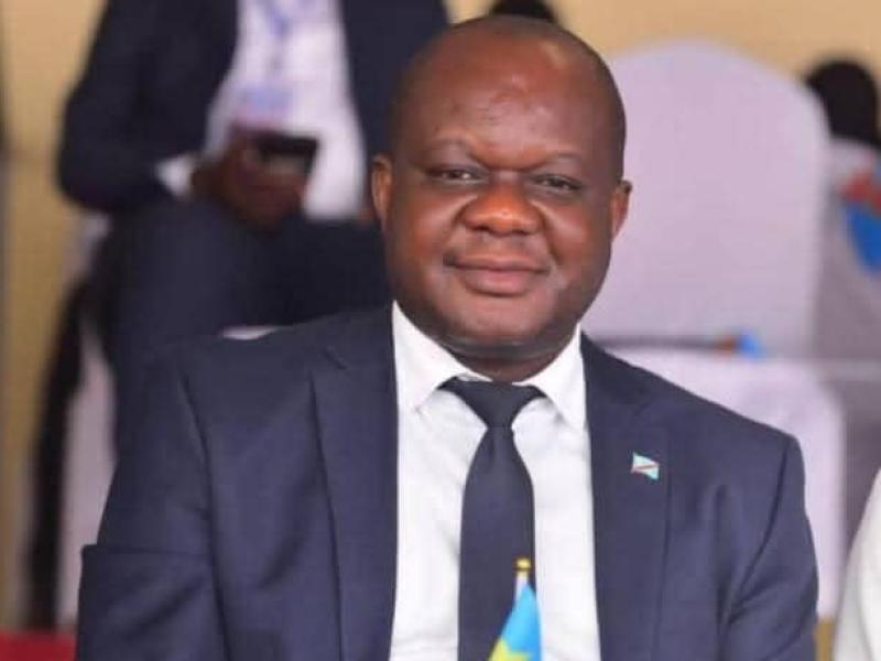 Crispin Mbadu, ministre délégué près le ministre des Affaires étrangères en charge de la Francophonie et de la diaspora congolaise