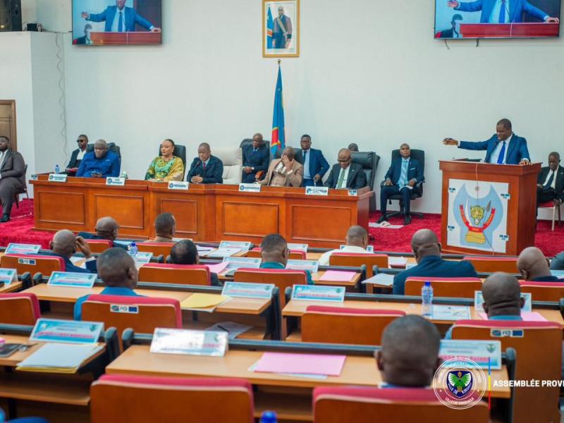 Plénière au sein de l’Assemblée provinciale de Kinshasa