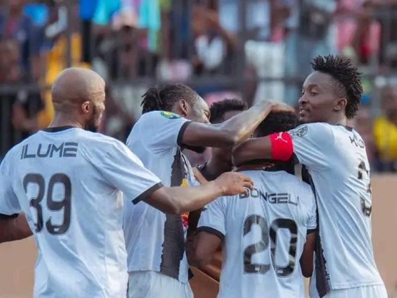Les joueurs du TP Mazembe en pleine célébration d'un but au Stade Tata Raphaël. [Photo d'illustration]