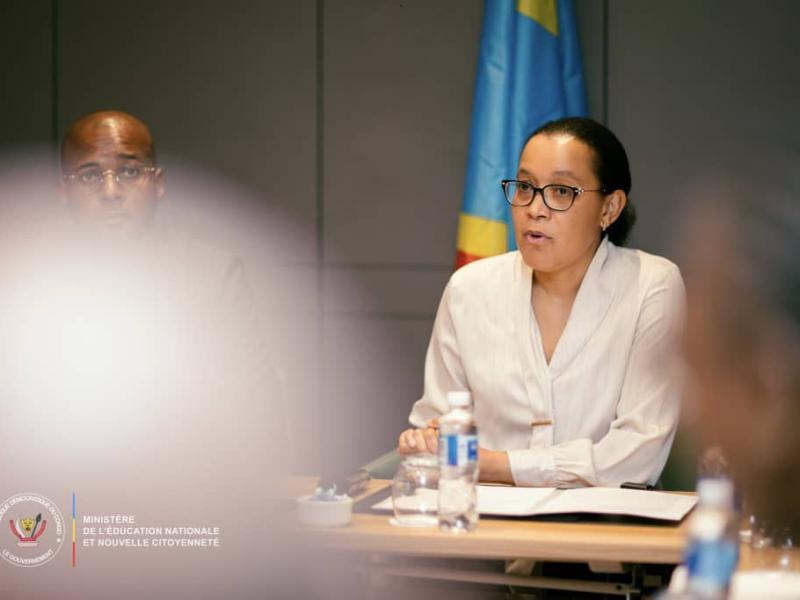 La ministre de l'Éducation nationale, Raissa Malu [photo d'illustration]