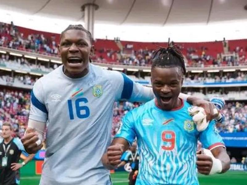 Timothy Fayulu et Bryan Cipenga lors de la finale des barrages intercontinentaux. [Photo d'illustration]