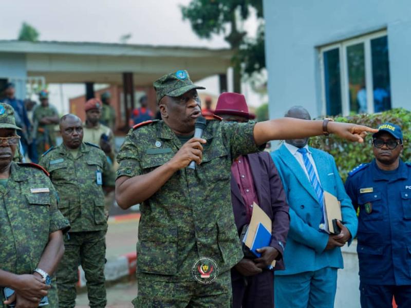 Le Gouverneur militaire, le lieutenant-général Johnny Luboya Nkashama [photo d'illustration]