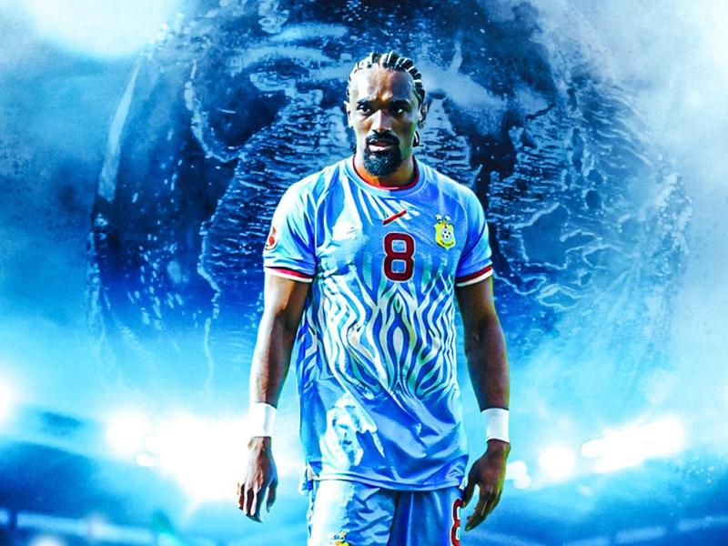 La photo de Samuel Moutoussamy accompagnant sa convocation à la Coupe du Monde 2026 avec les Léopards de la RDC