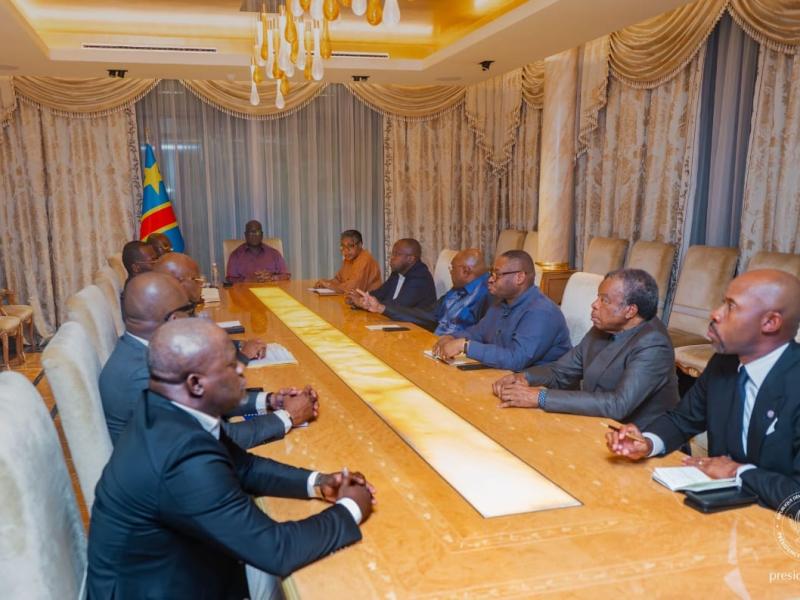 Le Président Félix Tshisekedi en réunion avec les membres du Gouvernement à Kinshasa [photo d'illustration]