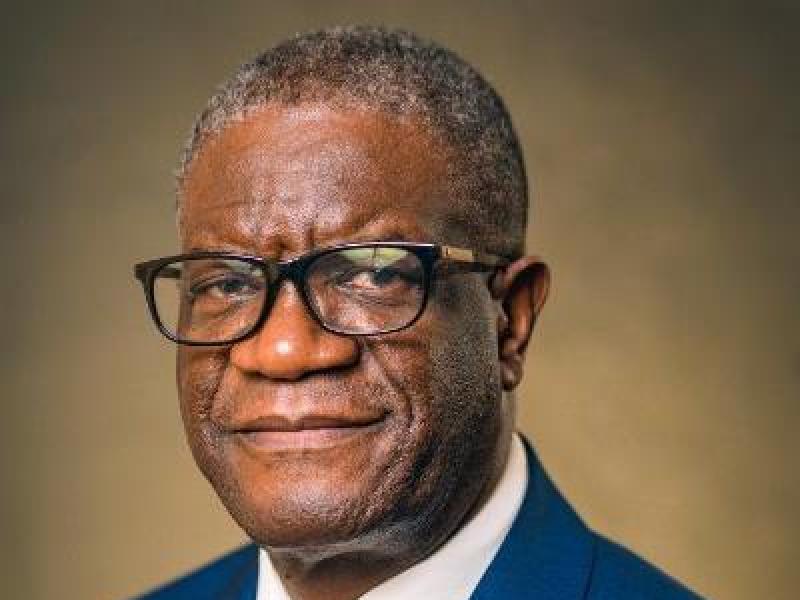 Le Dr Denis Mukwege, prix Nobel d3 la paix 2018