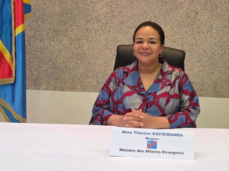 Thérèse Kayikwamba Wagner, ministre des Affaires étrangères en République démocratique du Congo