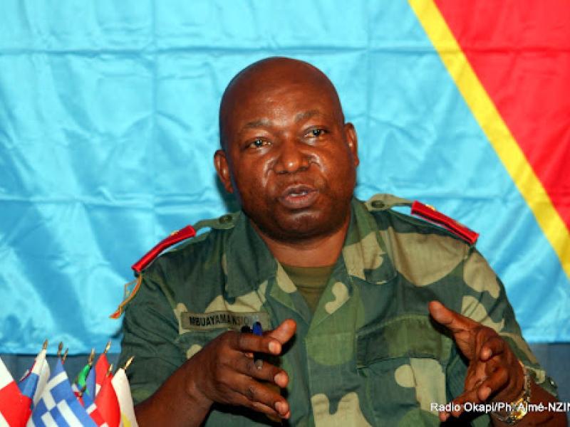 Le lieutenant-général Mbuayama Nsiona Rombault, directeur de cabinet du VPM à la Défense nationale et Anciens combattants [photo d'illustration]