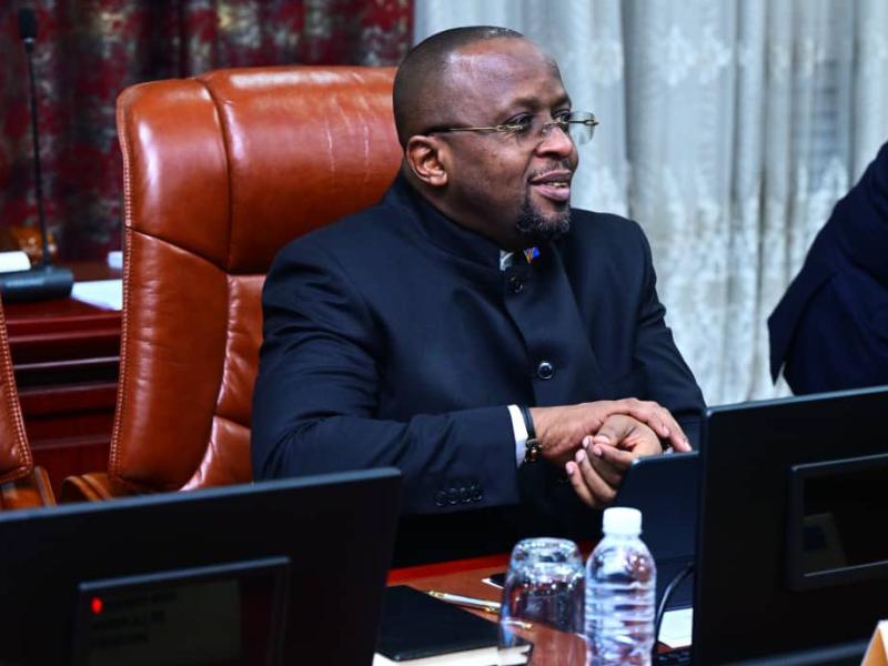 Le VPM en charge de l'Intérieur Jacquemain Shabani Lukoo lors de la 4è réunion extraordinaire du conseil des ministres ce 20 mai 2026
