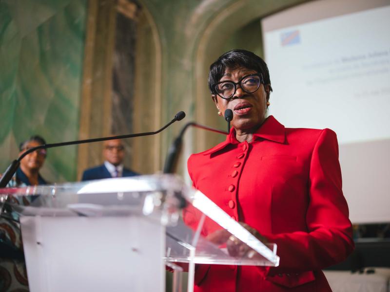 Juliana Amato Lumumba, candidate de la RDC pour le poste de Secrétaire générale à l'OIF