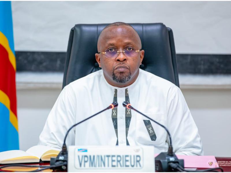Le VPM de l’Intérieur Jacquemain Shabani [photo d’illustration]