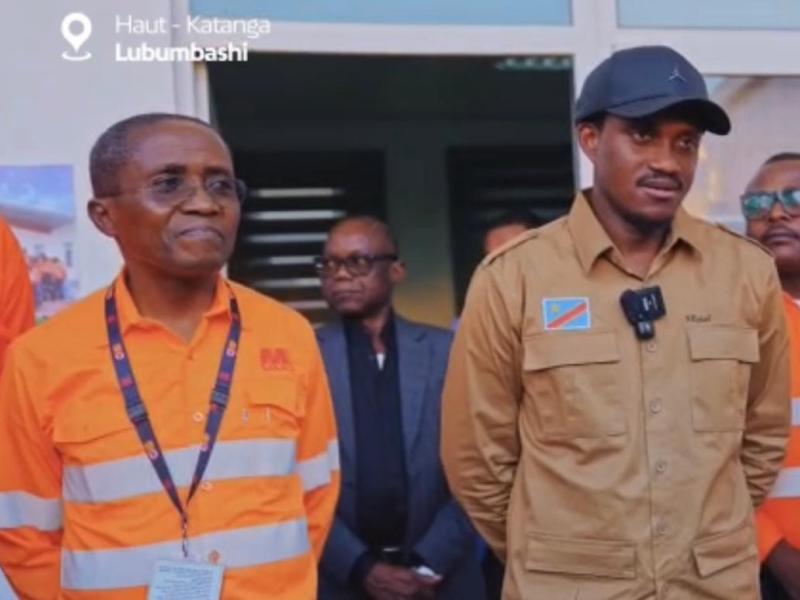 Miguel Kashal Katemb, Directeur général de l'ARSP, lors d'une mission de service dans le Haut-Katanga