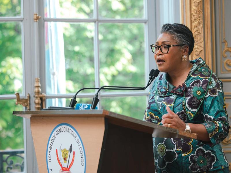 La Première ministre Judith Suminwa à Paris [photo d’illustration]