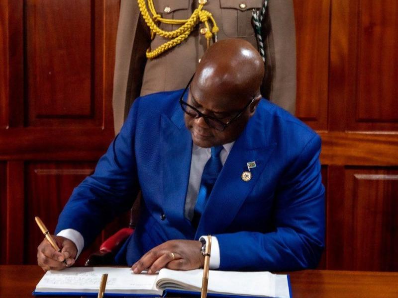 Le Président de la République, Félix-Antoine Tshisekedi Tshilombo