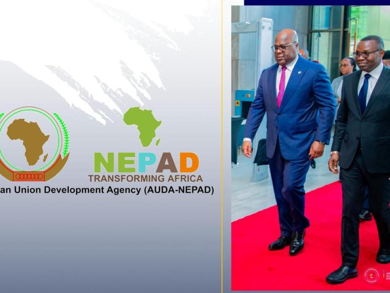 Le président Félix Tshisekedi et Julien Paluku Kahongya, ministre du Commerce extérieur [photo d'illustration]