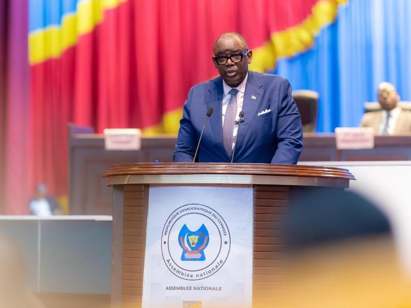Le ministre des Mines Louis Watum Kabamba à l'Assemblée nationale [photo d'illustration]