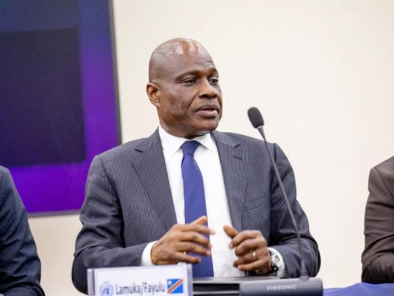 L'opposant congolais et président du parti politique Ecidé, Martin Fayulu Madidi
