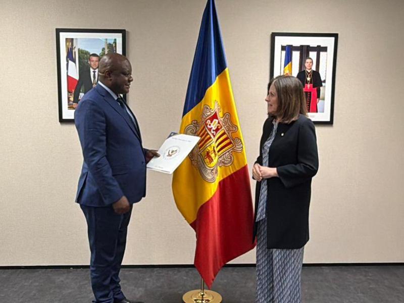 Le ministre en charge de la Diaspora congolaise, Crispin Mbadu, reçu par la ministre des Affaires étrangères de la Principauté d’Andorre, Imma Tor [photo d'illustration]