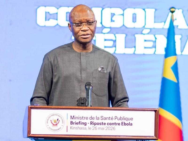 Docteur Roger Kamba, ministre de la Santé, hygiène et prévoyance sociale du Gouvernement Suminwa
