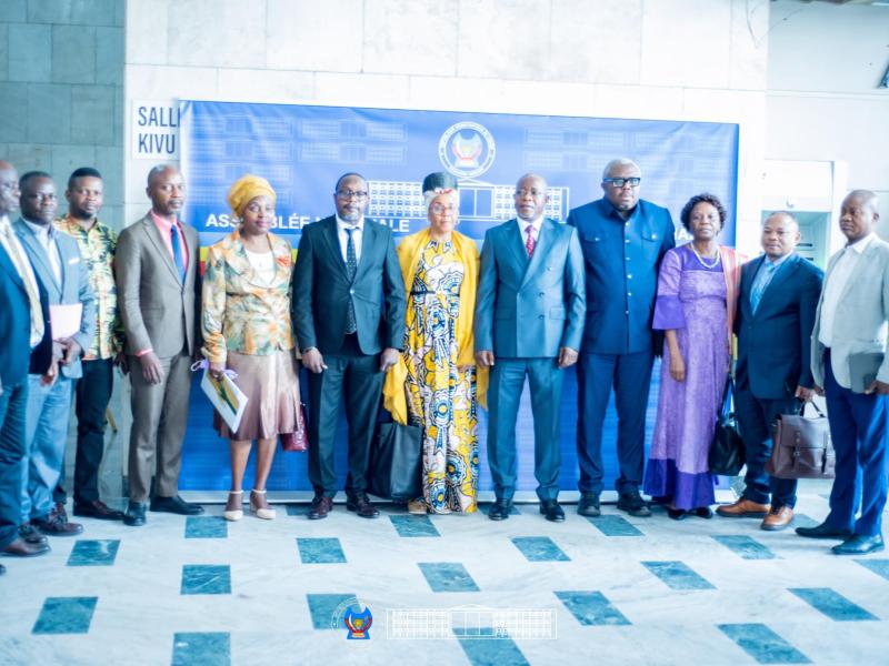 Échange entre le bureau de la commission des droits de l'homme de l'Assemblée nationale en RDC et la délégation de la commission africaine des droits de l'homme, vendredi 29 mai 2026