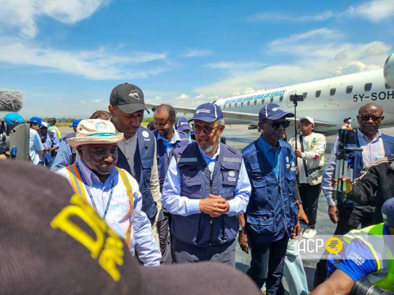 Le DG de l'OMS, Tedros Adhanom est arrivé à Bunia avec son équipe [photo d'illustration]
