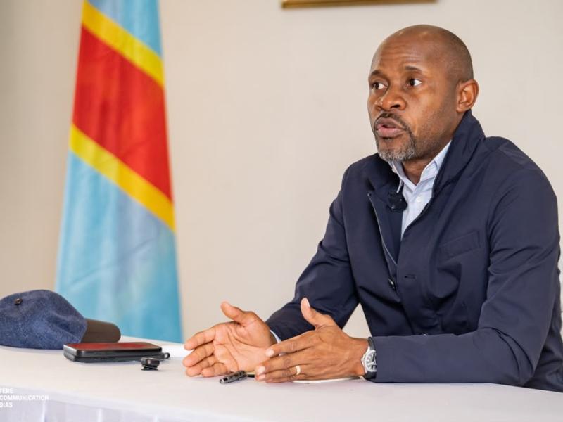 Le ministre de la Communication et Medias, porte-parole du Gouvernement de la RDC, Patrick Muyaya