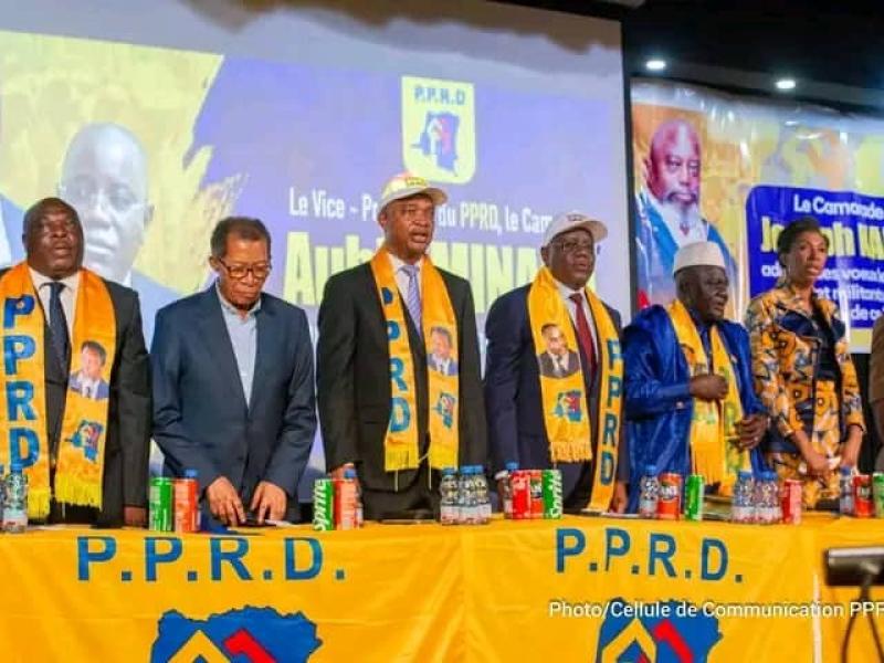 Quelques leaders du PPRD de Joseph Kabila [photo d'illustration]