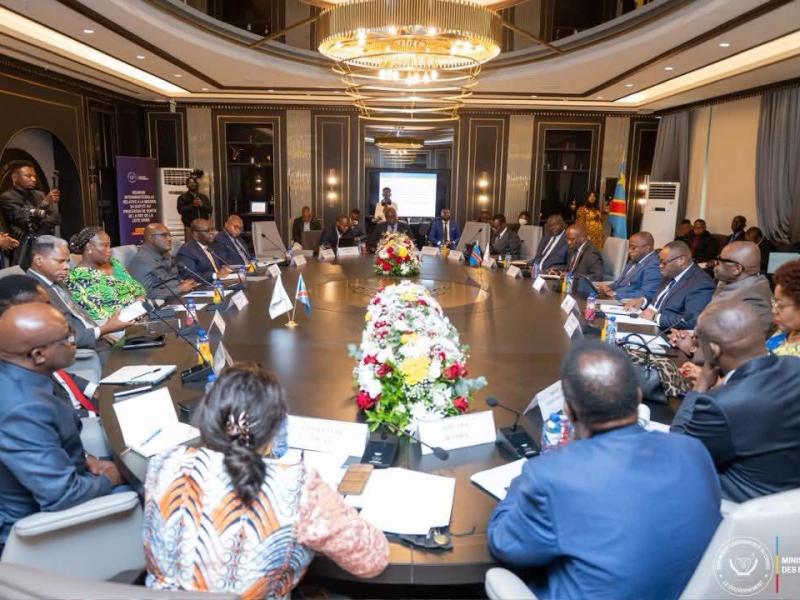 Réunion interministérielle de haut niveau à Kinshasa, le 1er juin 2026, consacrée aux préparatifs de l’évaluation finale du GAFI avant une possible sortie de la RDC de la liste grise