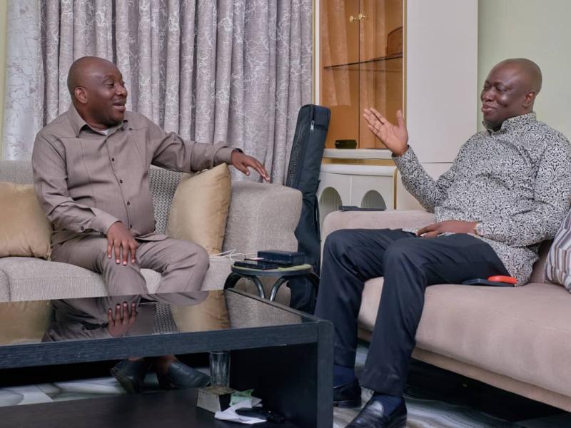 Fructueux échanges entre Jules Mulindwa et Augustin Kabuya