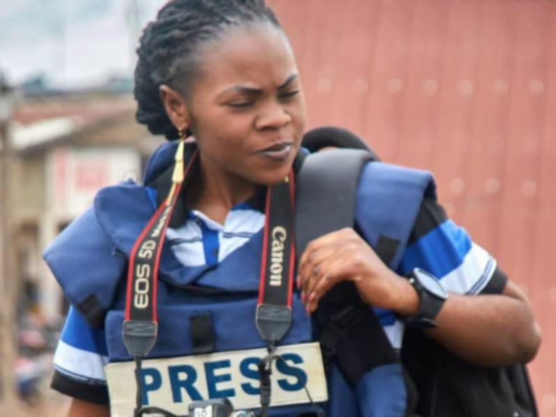 La journaliste Guilaine Kahumula [Photo d'illustration]