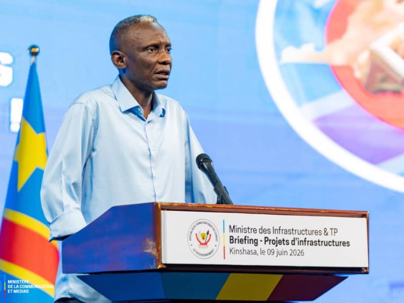 John Banza Lunda, ministre des ITPR