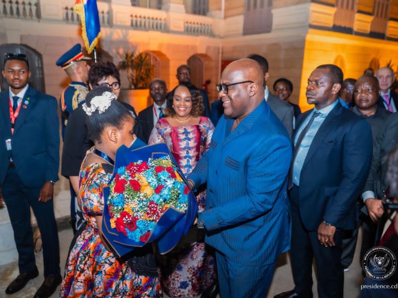 Le chef de l'État Félix Tshisekedi accueilli mardi 09 juin au Caire, capitale de la République arabe d' Egypte.