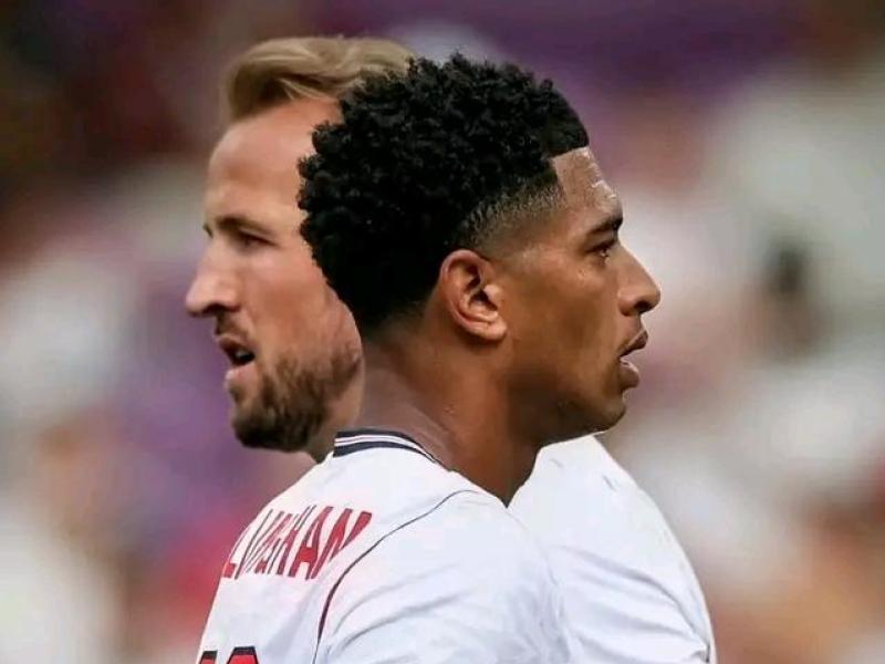 Jude Bellingham et Harry Kane, deux joueurs de l'équipe nationale d'Angleterre. [Photo d'illustration]